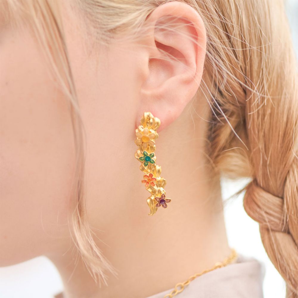 【キューポット】ラプンツェル/イヤリング　クリームケーキ