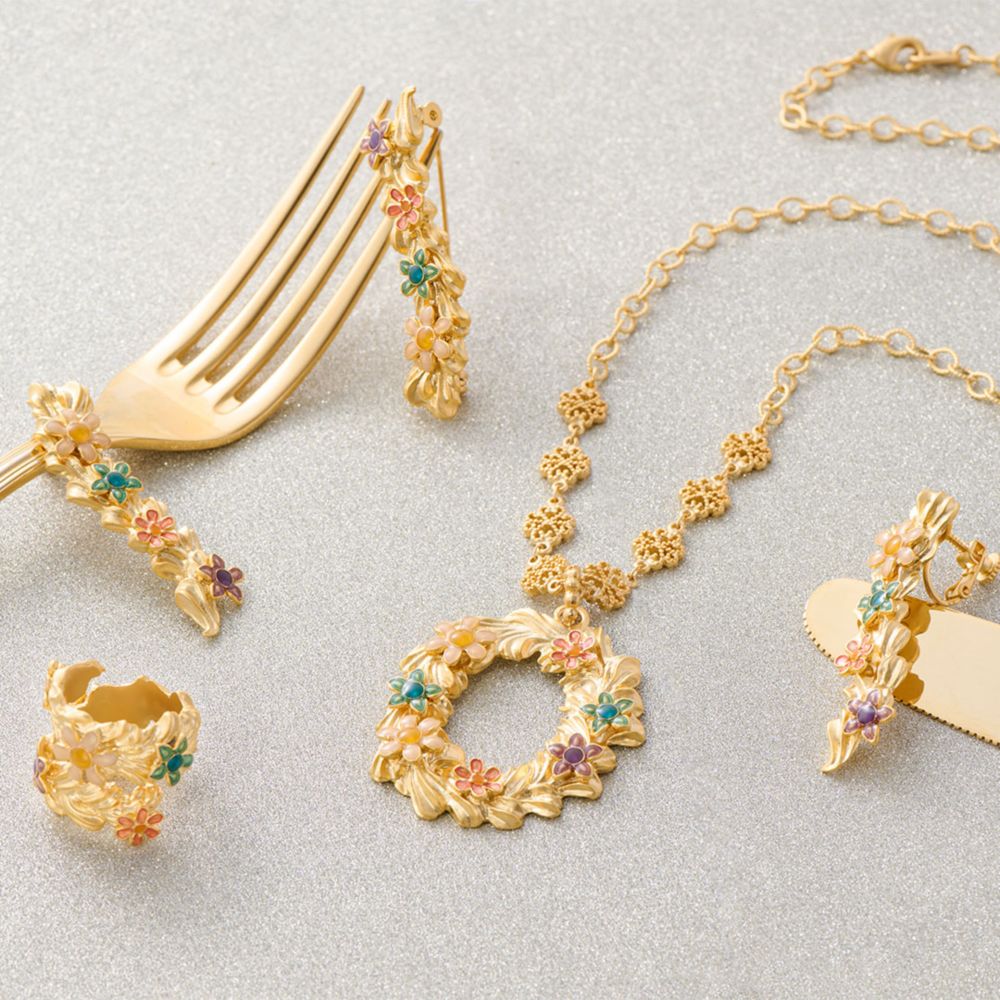 【キューポット】ラプンツェル/イヤリング　クリームケーキ