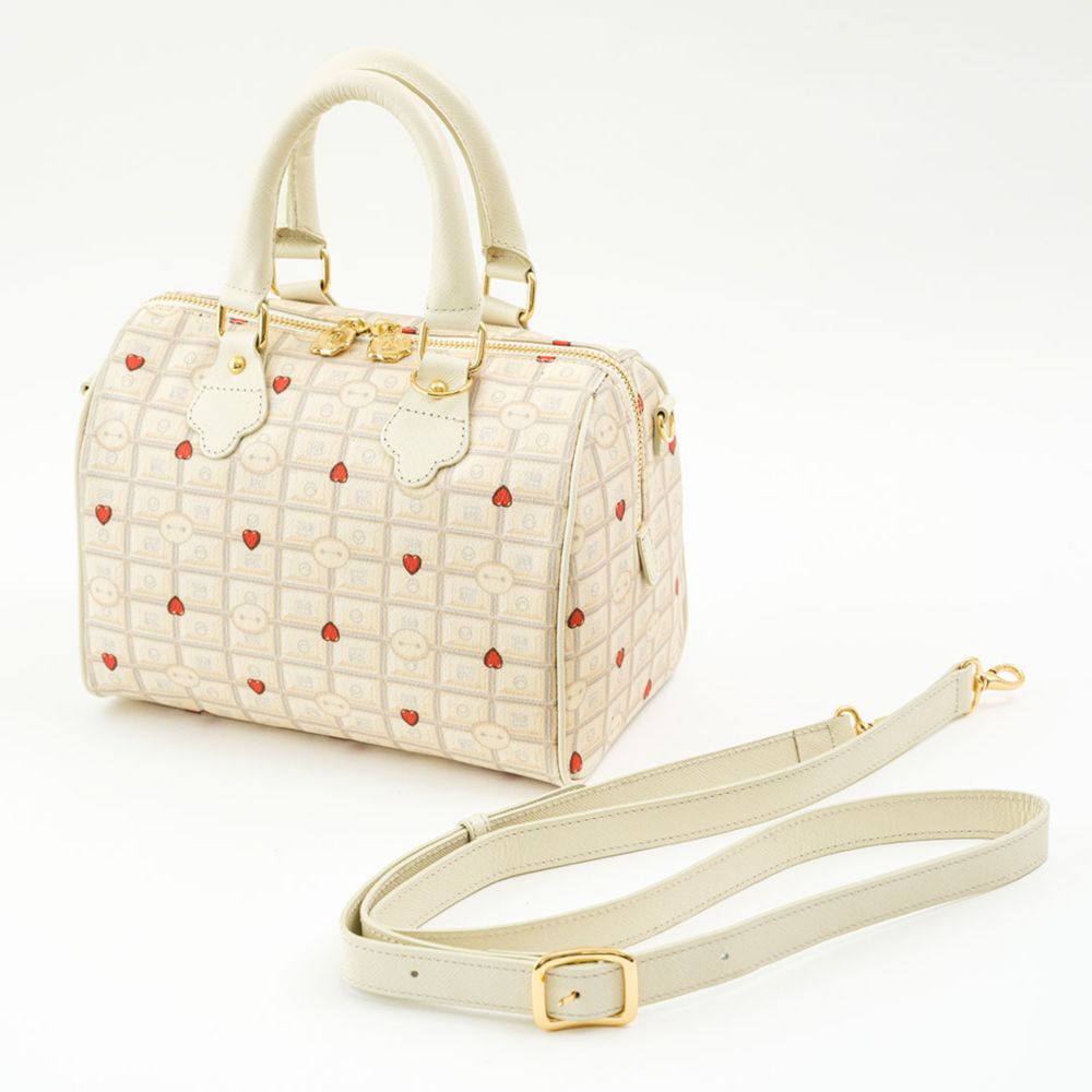 【キューポット】ベイマックス/ミニボストンバッグ　チョコレート