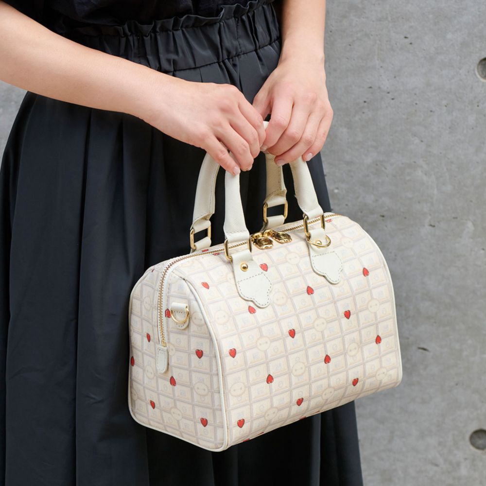 【キューポット】ベイマックス/ミニボストンバッグ　チョコレート