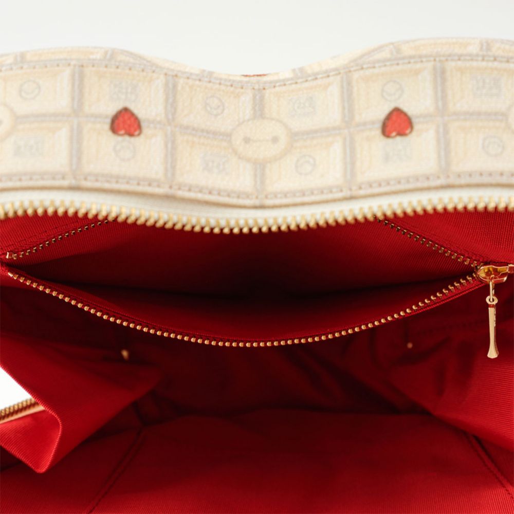 【キューポット】ベイマックス/ハートクロス ボディバッグ　チョコレート