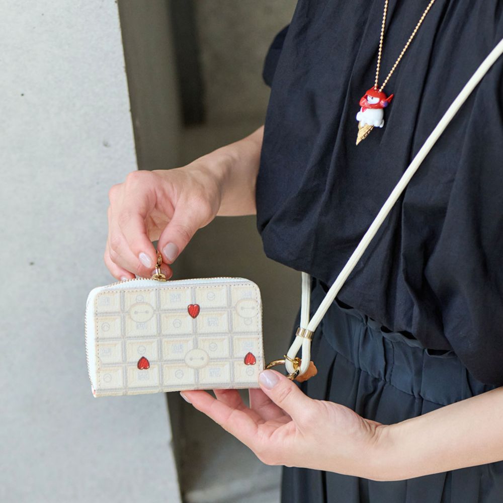 【キューポット】ベイマックス/コンパクトウォレット　チョコレート