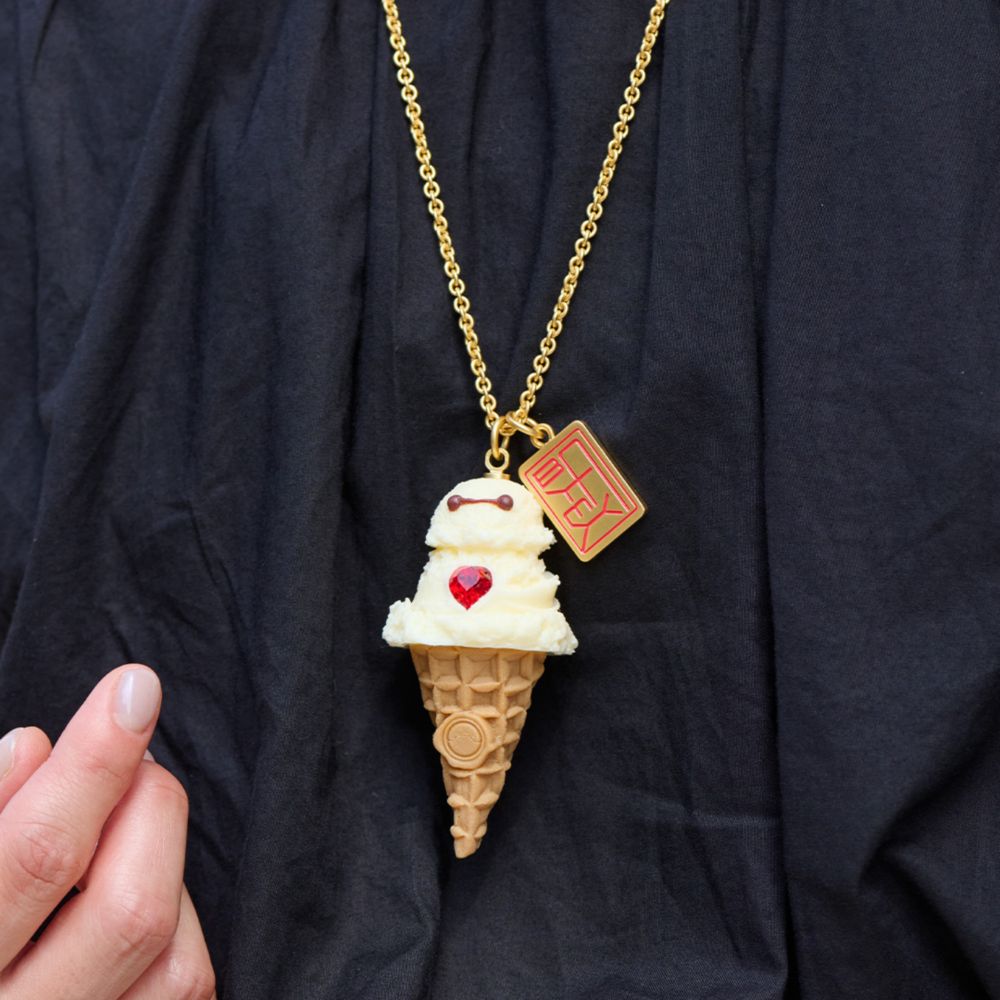 【キューポット】ベイマックス/ネックレス　アイスクリーム