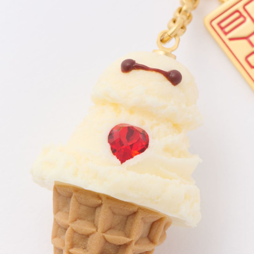 【キューポット】ベイマックス/バッグチャーム　アイスクリーム