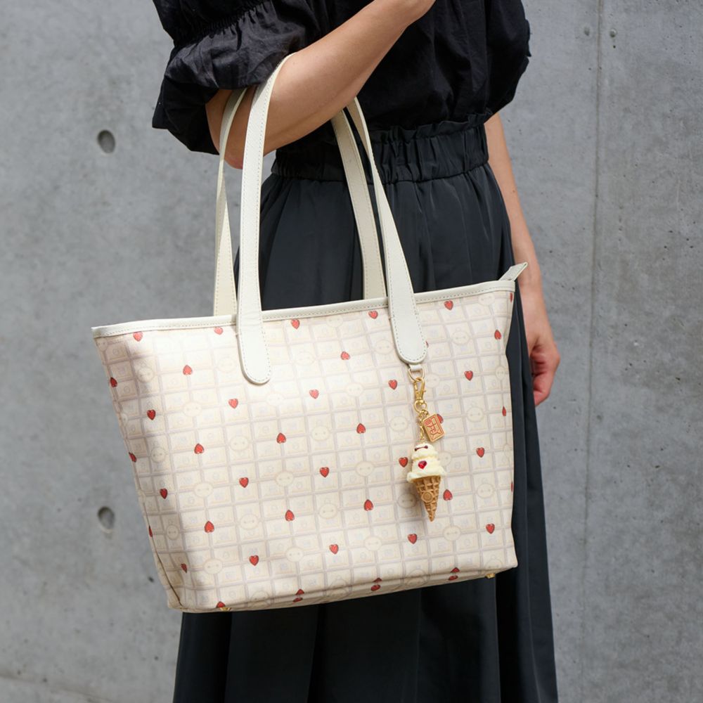 【キューポット】ベイマックス/バッグチャーム　アイスクリーム