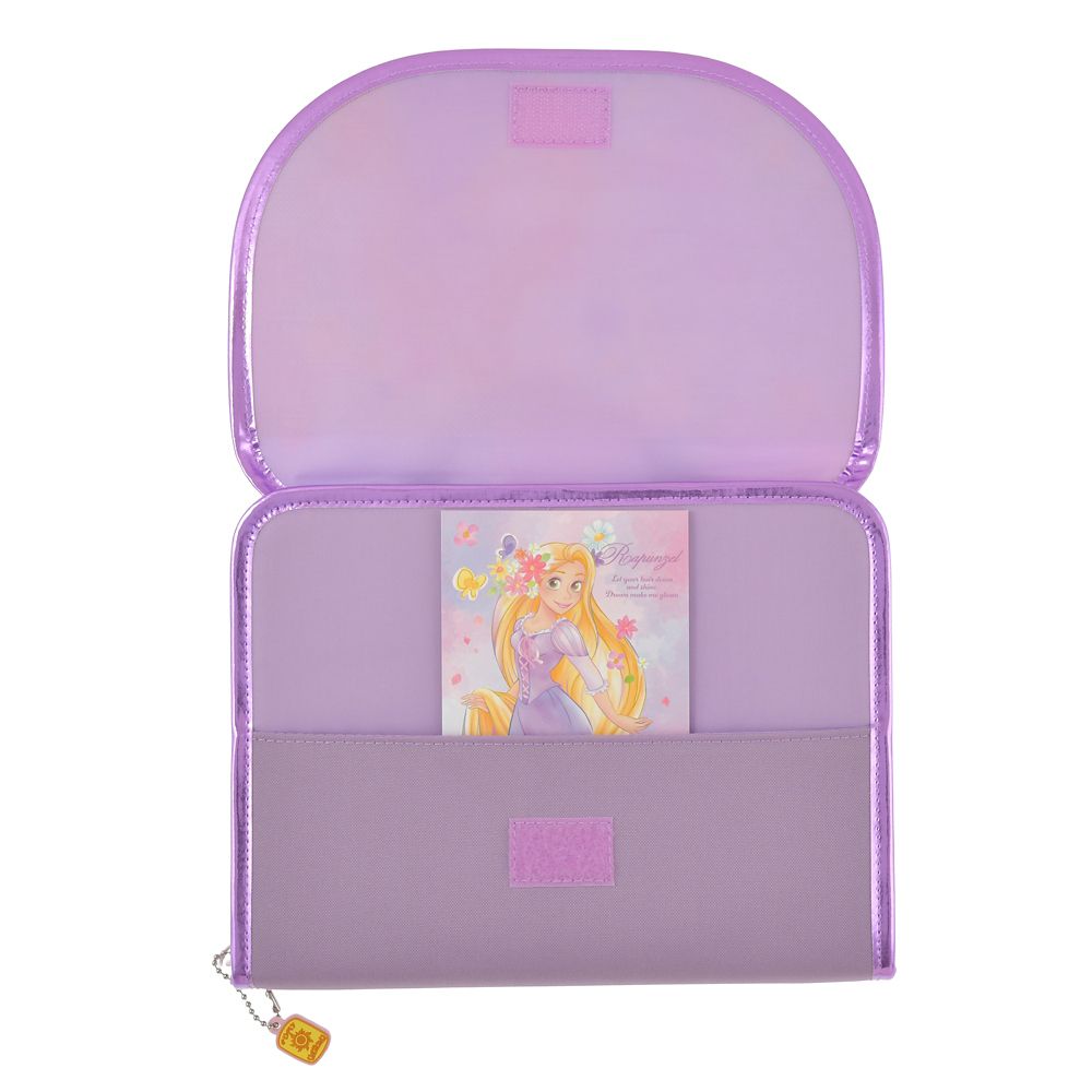 【再入荷】【キッズ用】ラプンツェル＆パスカル ステーショナリーセット フラップバッグ型 Flower Garden