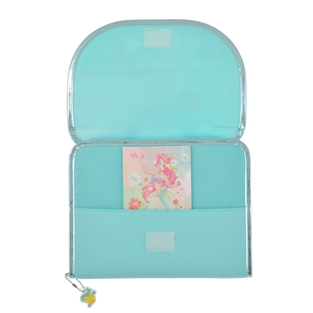 【キッズ用】アリエル＆フランダー ステーショナリーセット フラップバッグ型 Flower Garden