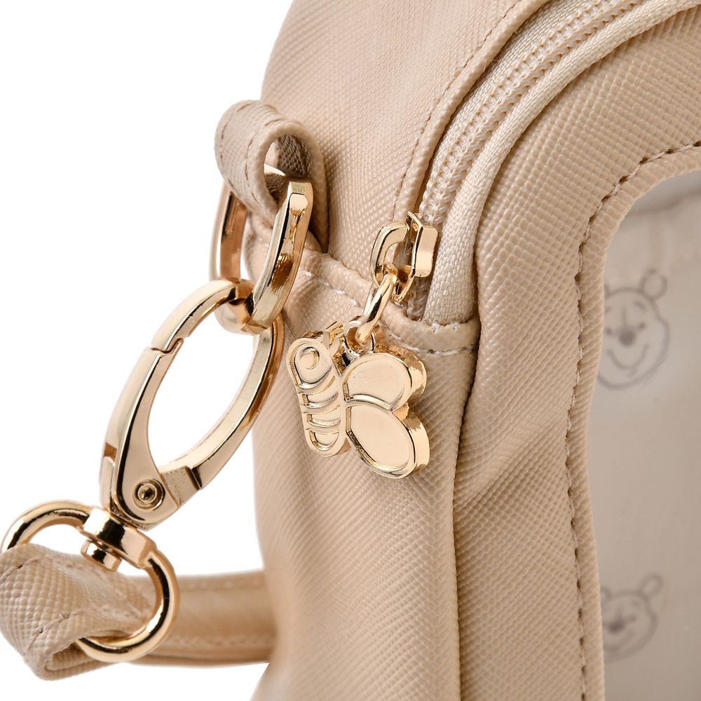 【再入荷】プーさん ポーチ ストラップ付き クリア窓