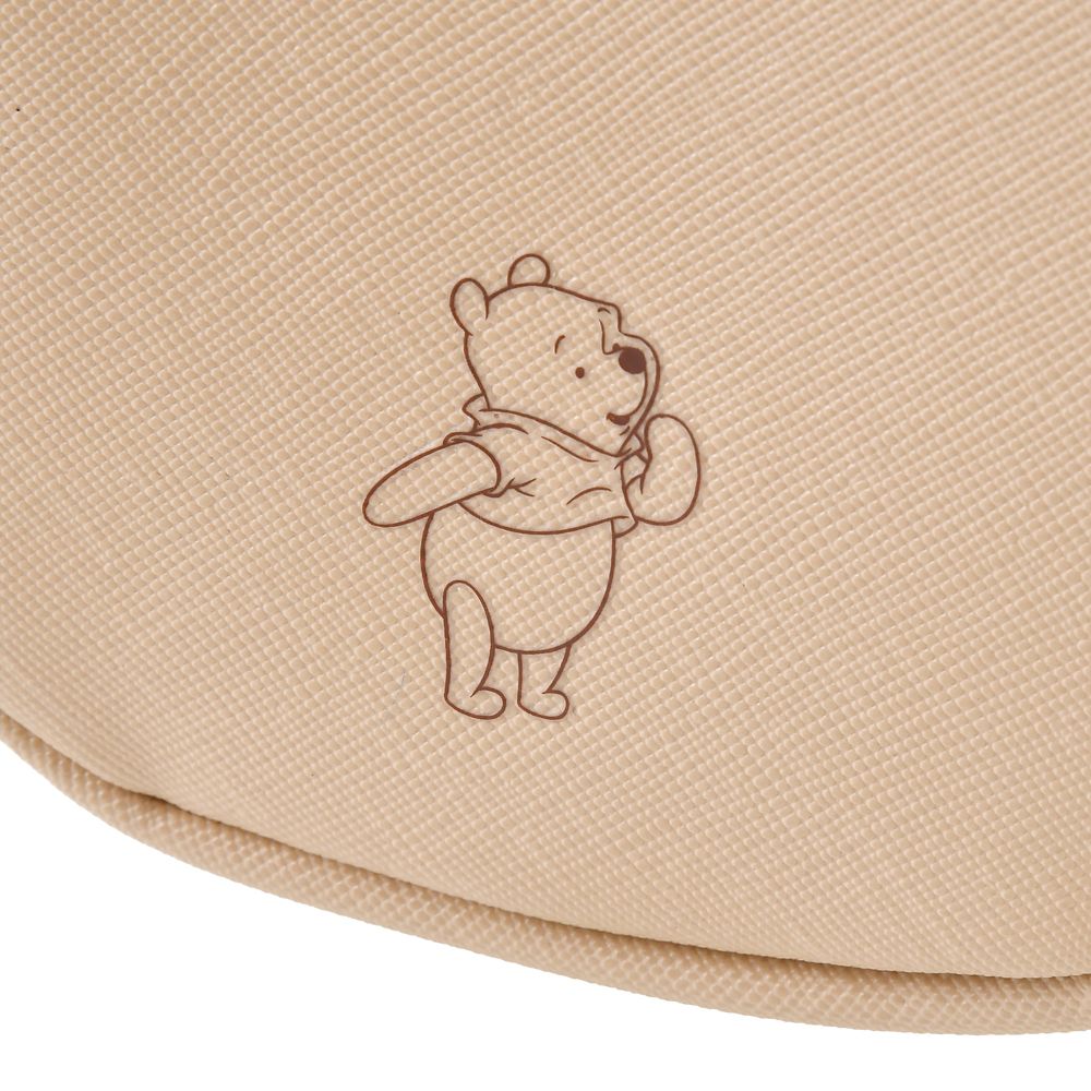 【再入荷】プーさん ポーチ ストラップ付き クリア窓