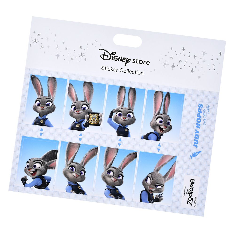 公式】ディズニーストア.jp | 【再入荷】ジュディ・ホップス シール・ステッカー 証明写真風 Sticker Collection