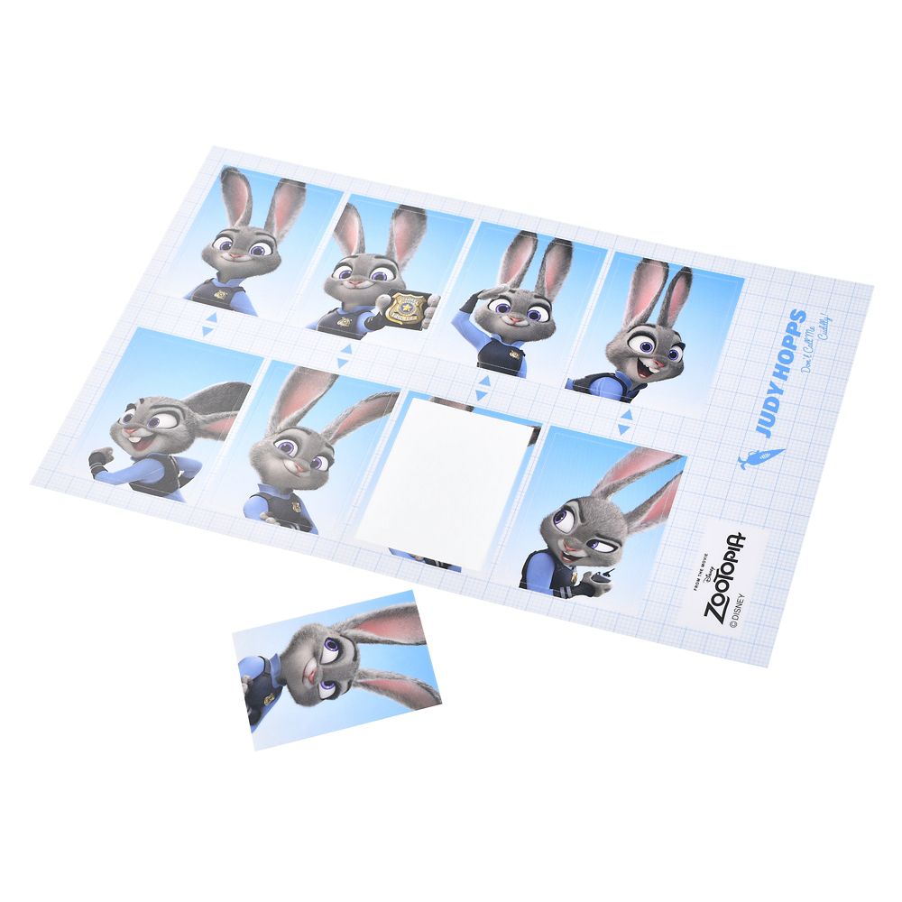 【再入荷】ジュディ・ホップス シール・ステッカー 証明写真風 Sticker Collection