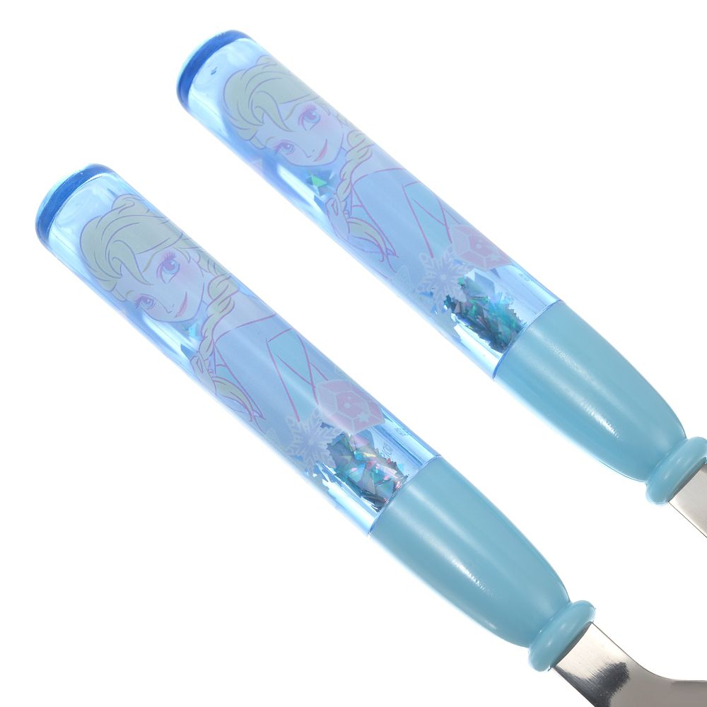 【再入荷】【キッズ用】エルサ スプーン・フォーク ネオンロゴ