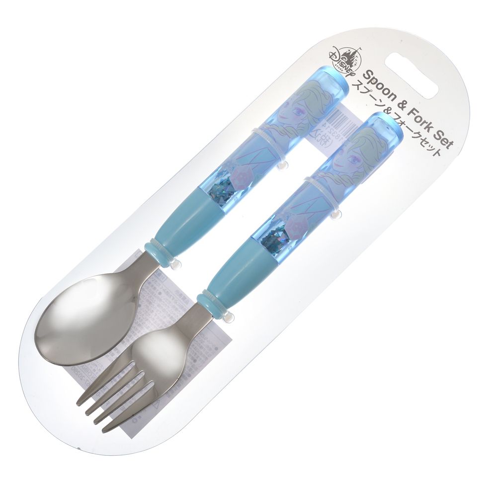 【再入荷】【キッズ用】エルサ スプーン・フォーク ネオンロゴ