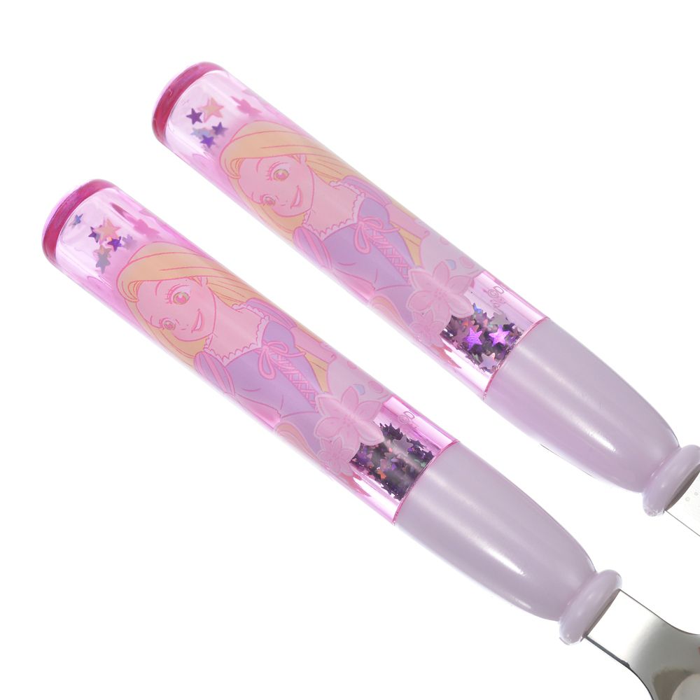 【再入荷】【キッズ用】ラプンツェル＆パスカル スプーン・フォーク ネオンロゴ