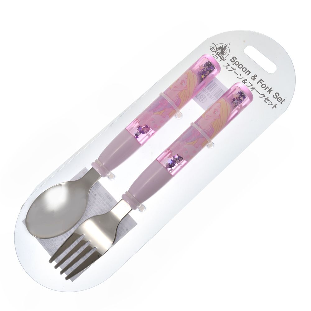 【再入荷】【キッズ用】ラプンツェル＆パスカル スプーン・フォーク ネオンロゴ