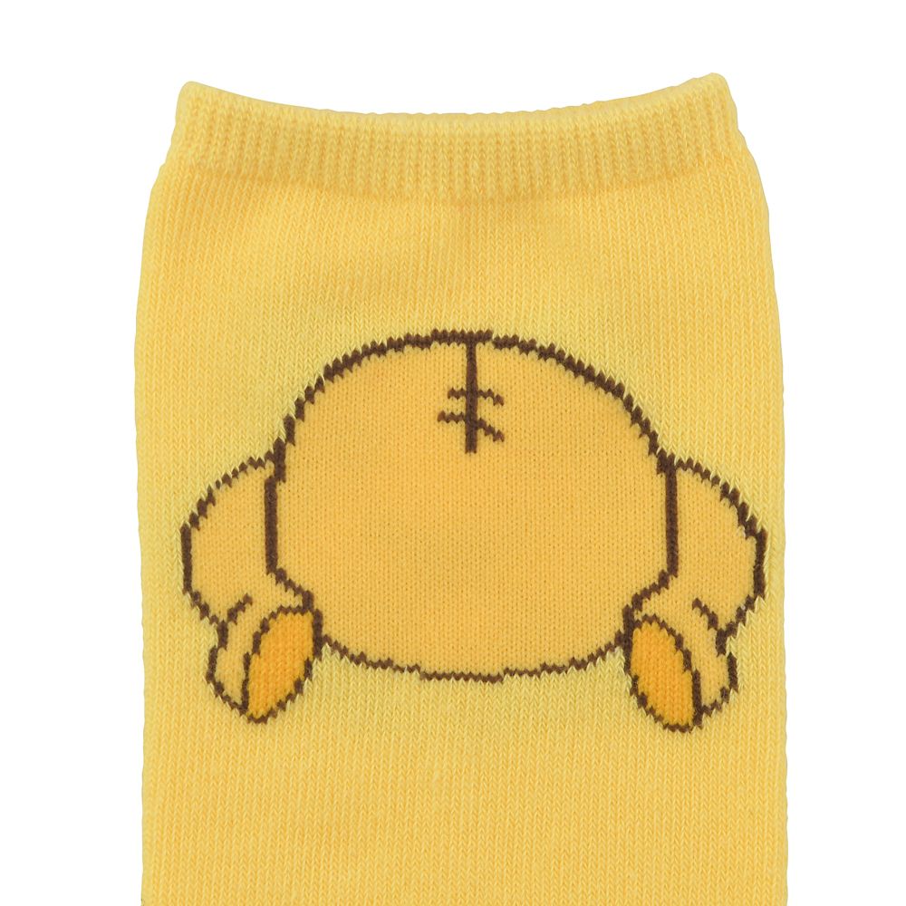 【再入荷】プーさん 靴下 フェイス＆おしり ホワイト 23～25