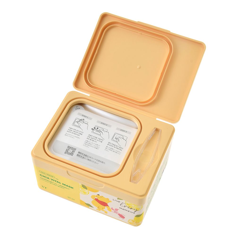 【再入荷】【VT COSMETICS】プーさん＆ピグレット フェイスマスク シカバイタル マスク 30枚入り Skin Care