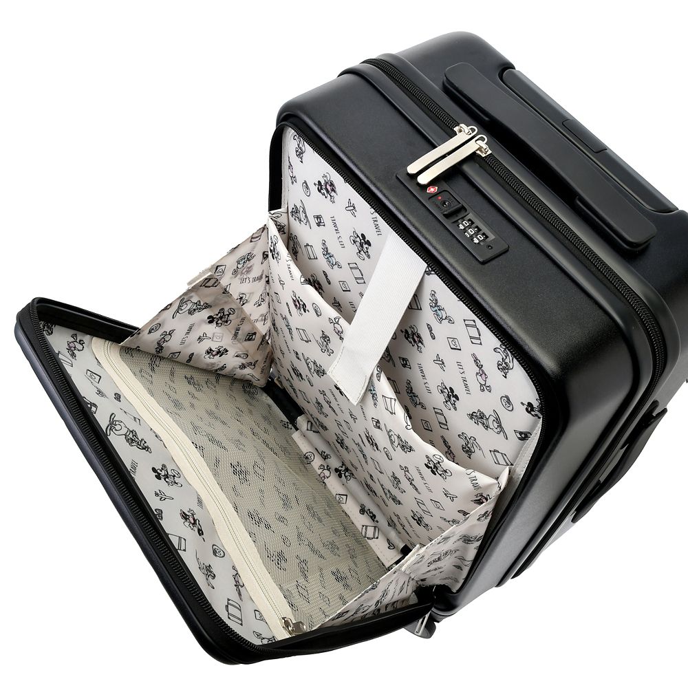 【再入荷】ミッキー スーツケース (S) 33L 機内持ち込みサイズ ブラック DISNEY TRAVEL