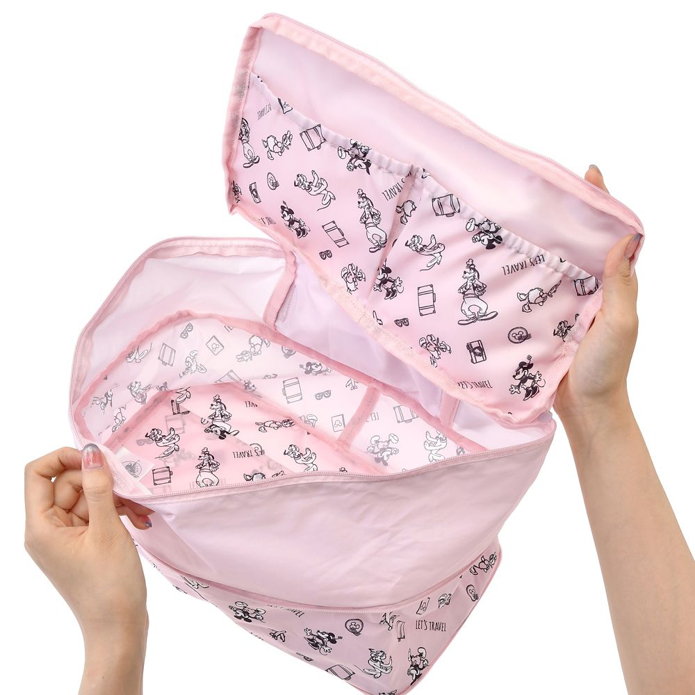 【再入荷】ミニー 衣類圧縮収納ポーチ(S)  DISNEY TRAVEL