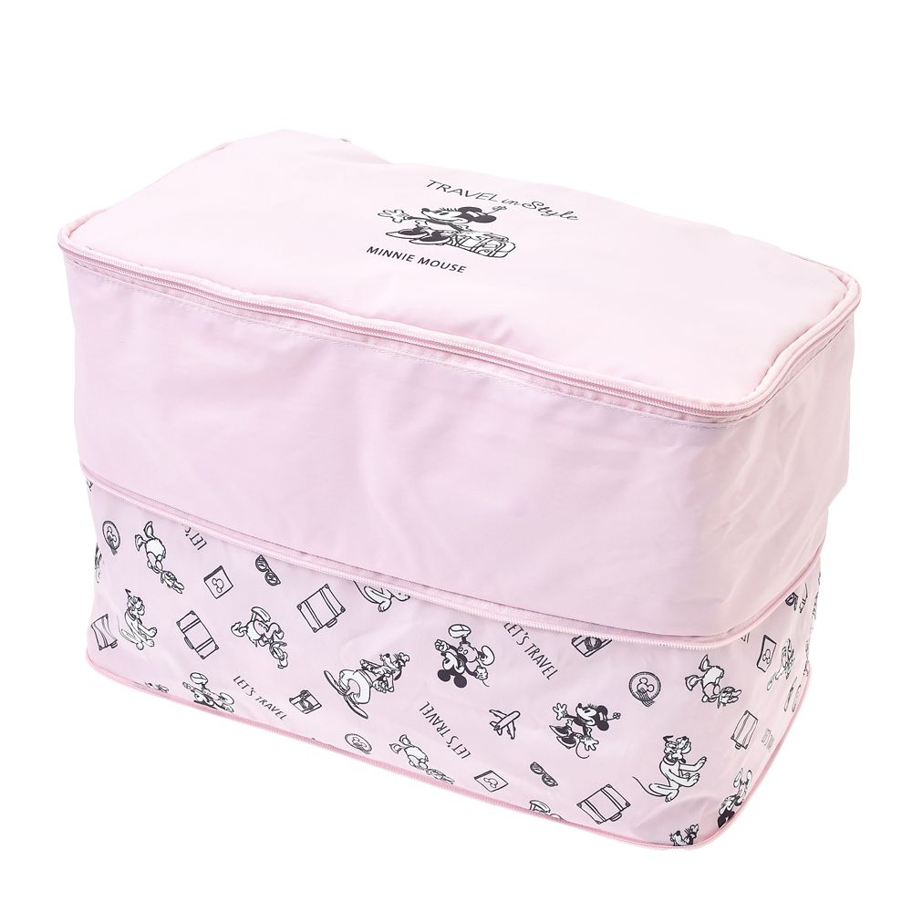 【再入荷】ミニー 衣類圧縮収納ポーチ(S)  DISNEY TRAVEL