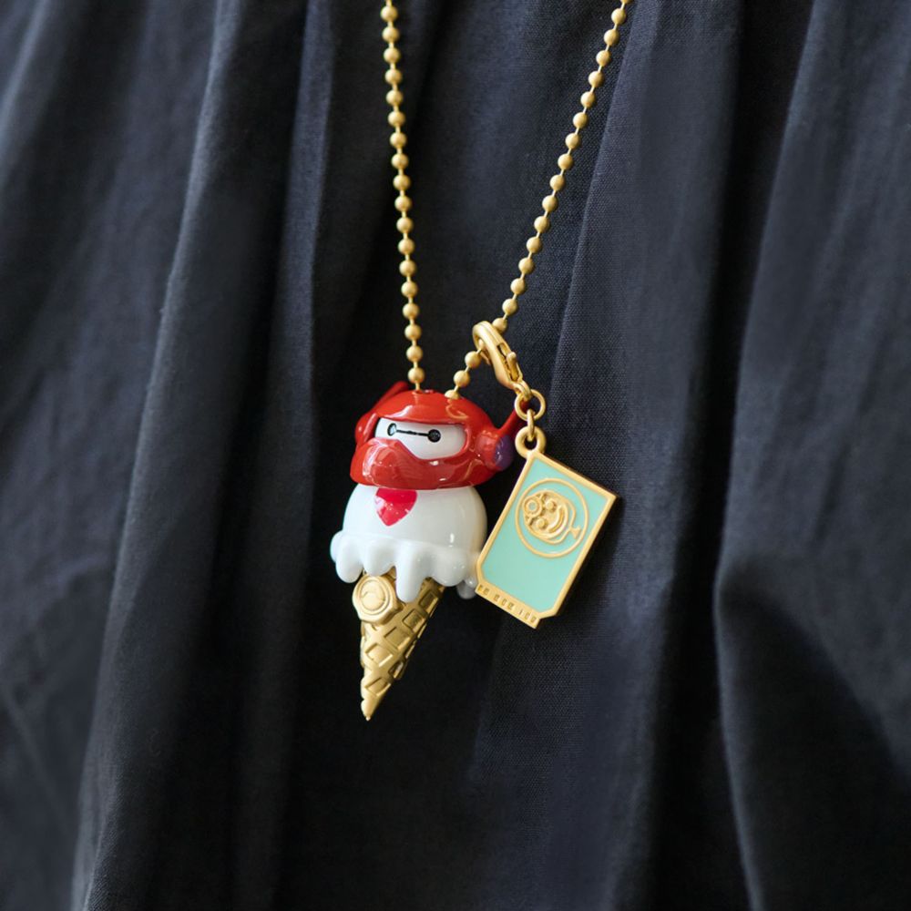 【キューポット】ベイマックス/ネックレス　ダブルアイスクリーム