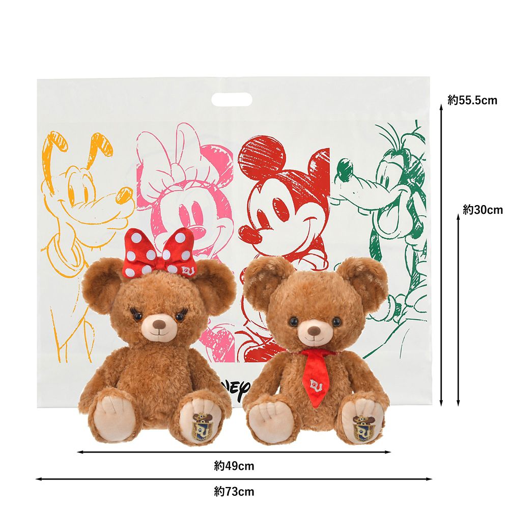 ミッキー＆フレンズ ショッピングバッグ (L)