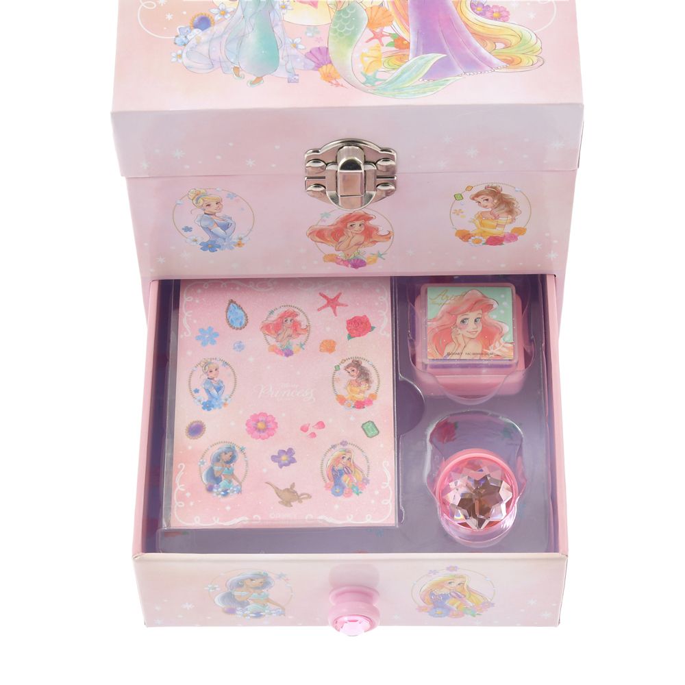 【キッズ用】ディズニープリンセス アクセサリー・ステーショナリー セット ボックス入り モチーフ