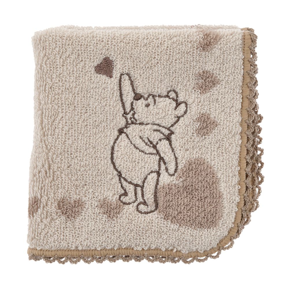 プーさん ミニタオル ハートフレーム