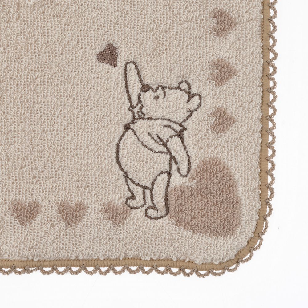 プーさん ミニタオル ハートフレーム