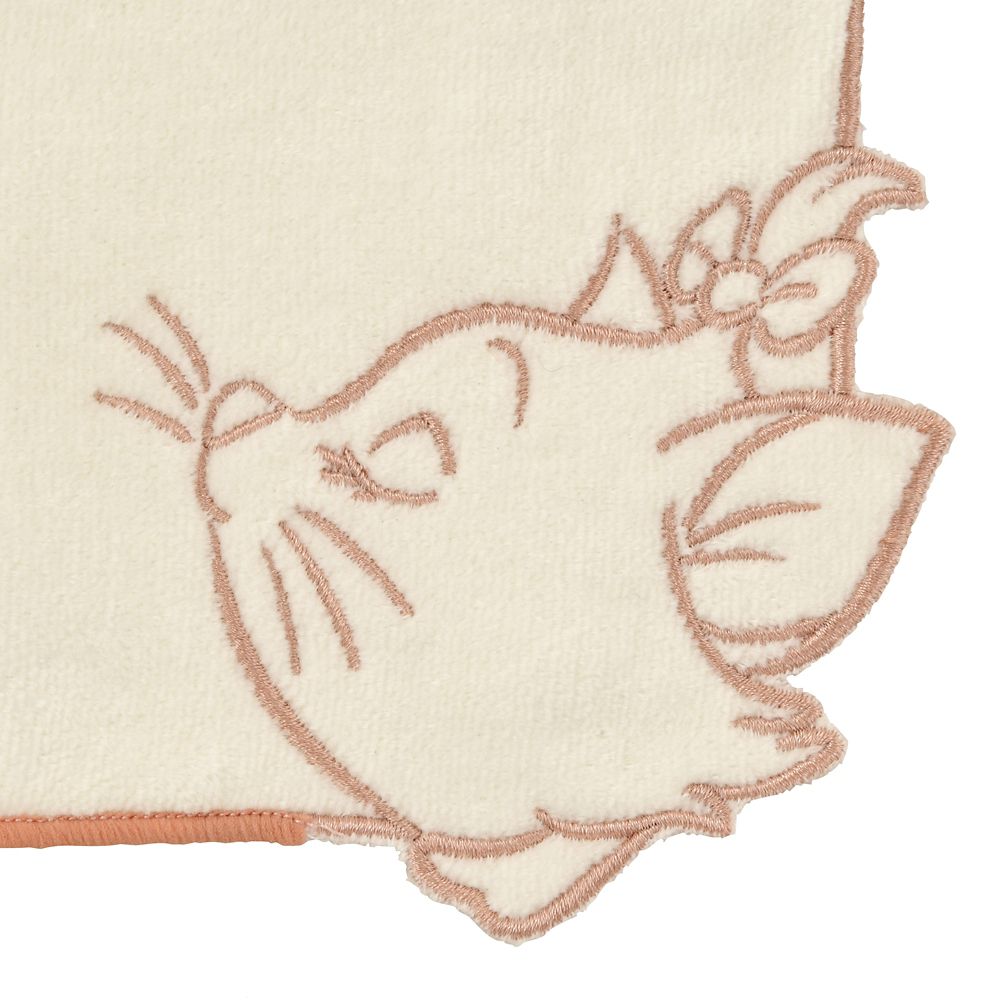 【再入荷】マリー おしゃれキャット ミニタオル ライン刺しゅう フェイス