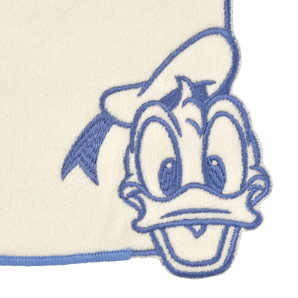 【再入荷】ドナルド ミニタオル ライン刺しゅう フェイス