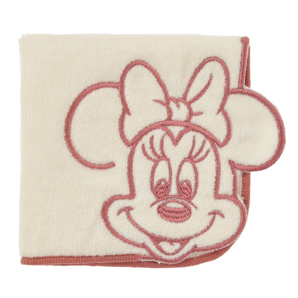 【再入荷】ミニー ミニタオル ライン刺しゅう フェイス
