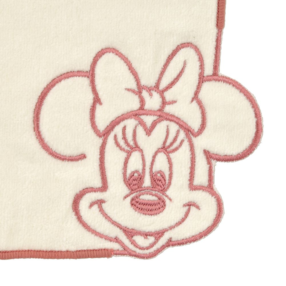 【再入荷】ミニー ミニタオル ライン刺しゅう フェイス
