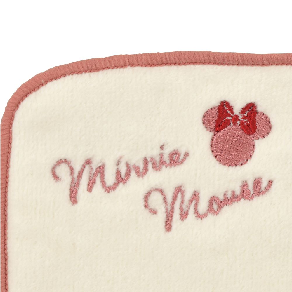 【再入荷】ミニー ミニタオル ライン刺しゅう フェイス
