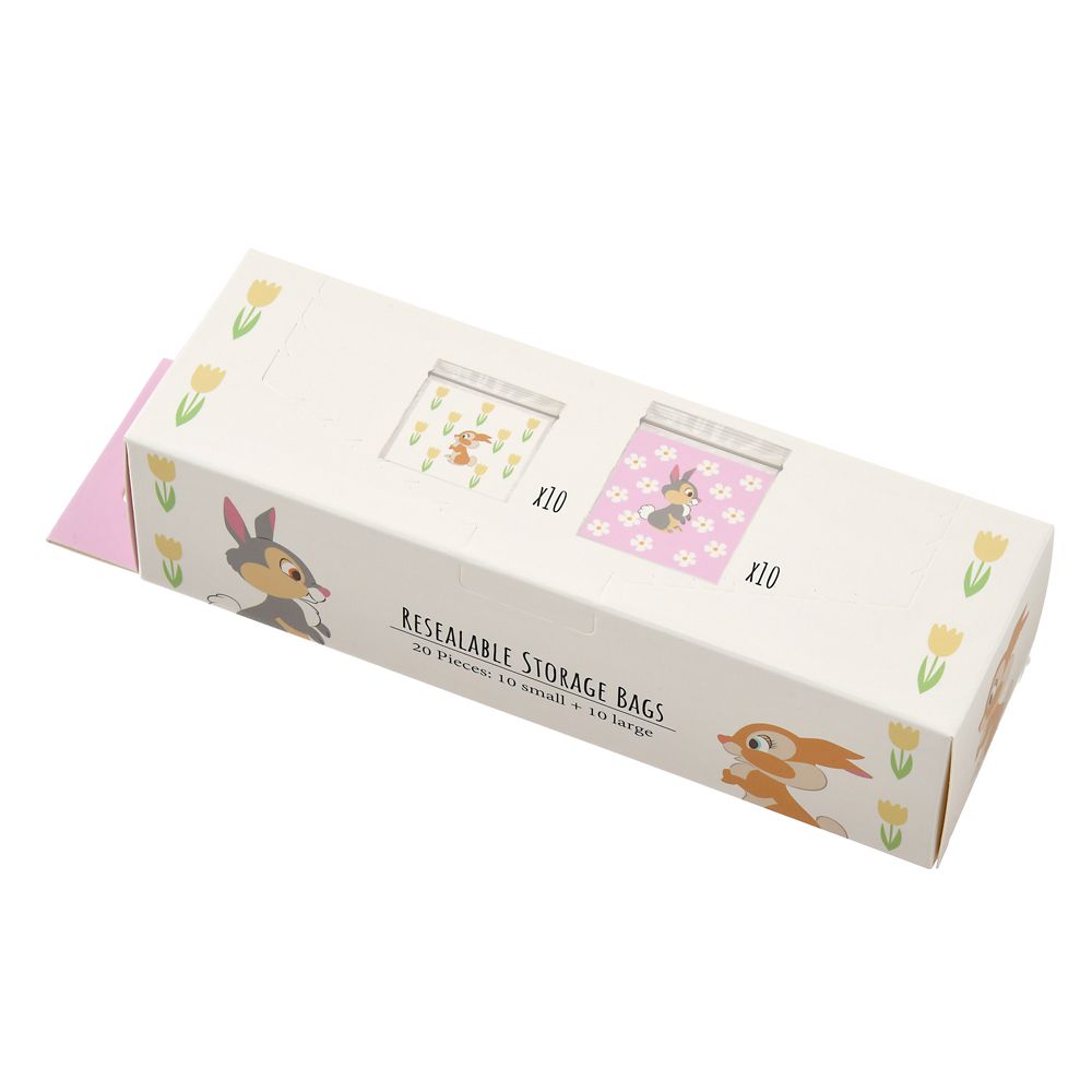 【再入荷】ミス・バニー＆とんすけ ジッパーバッグ お花