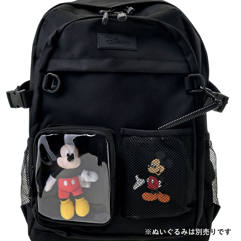 【再入荷】ミッキー リュックサック・バックパック クリア窓 パスケース付き 22L Life Partner Bag Casual Bag