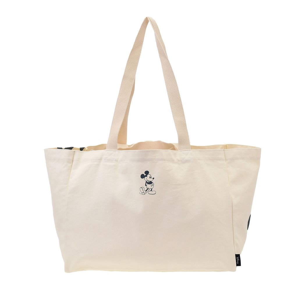 【再入荷】ミッキー トートバッグ メガ Disneyロゴ スタンディングポーズ TOTE BAG Collection