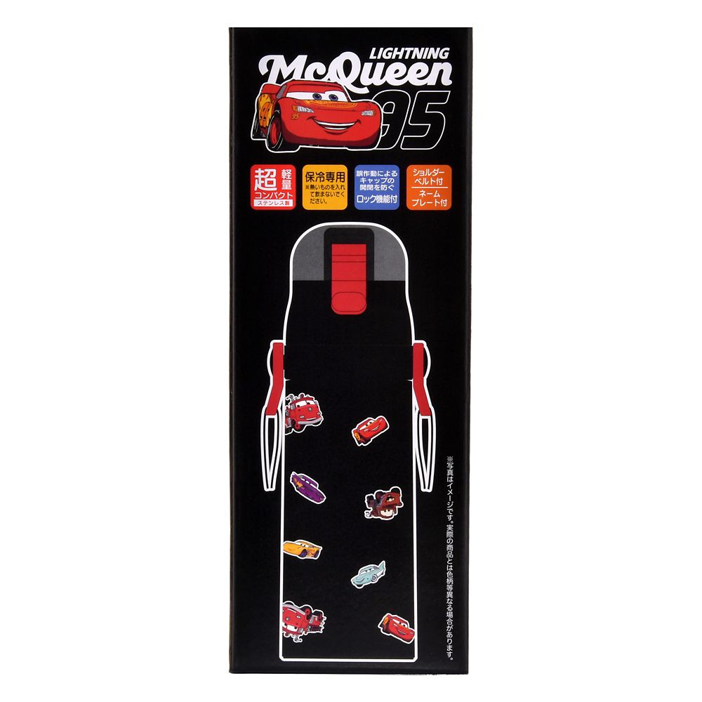 【キッズ用】カーズ ステンレスボトル ステッカー風