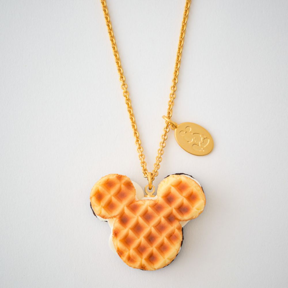 【キューポット】ミッキーマウス/ネックレス　バターミルク&チョコレートワッフル