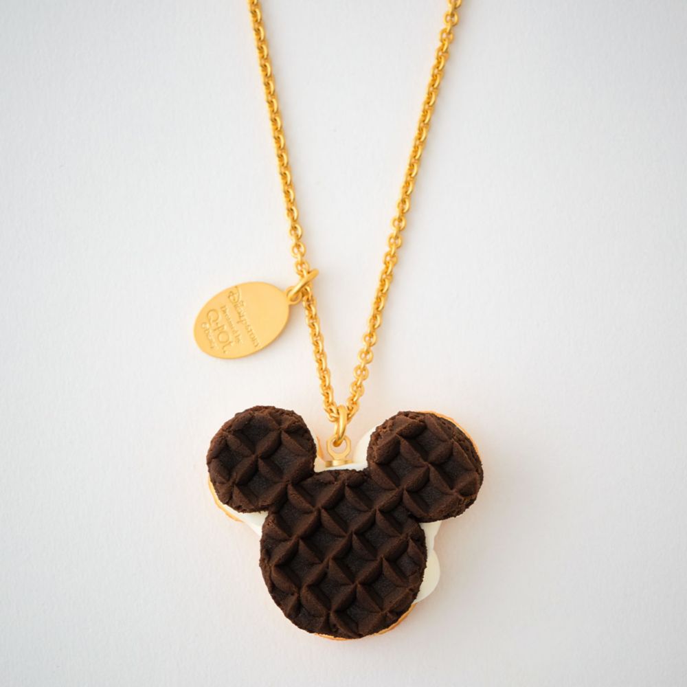 【キューポット】ミッキーマウス/ネックレス　バターミルク&チョコレートワッフル