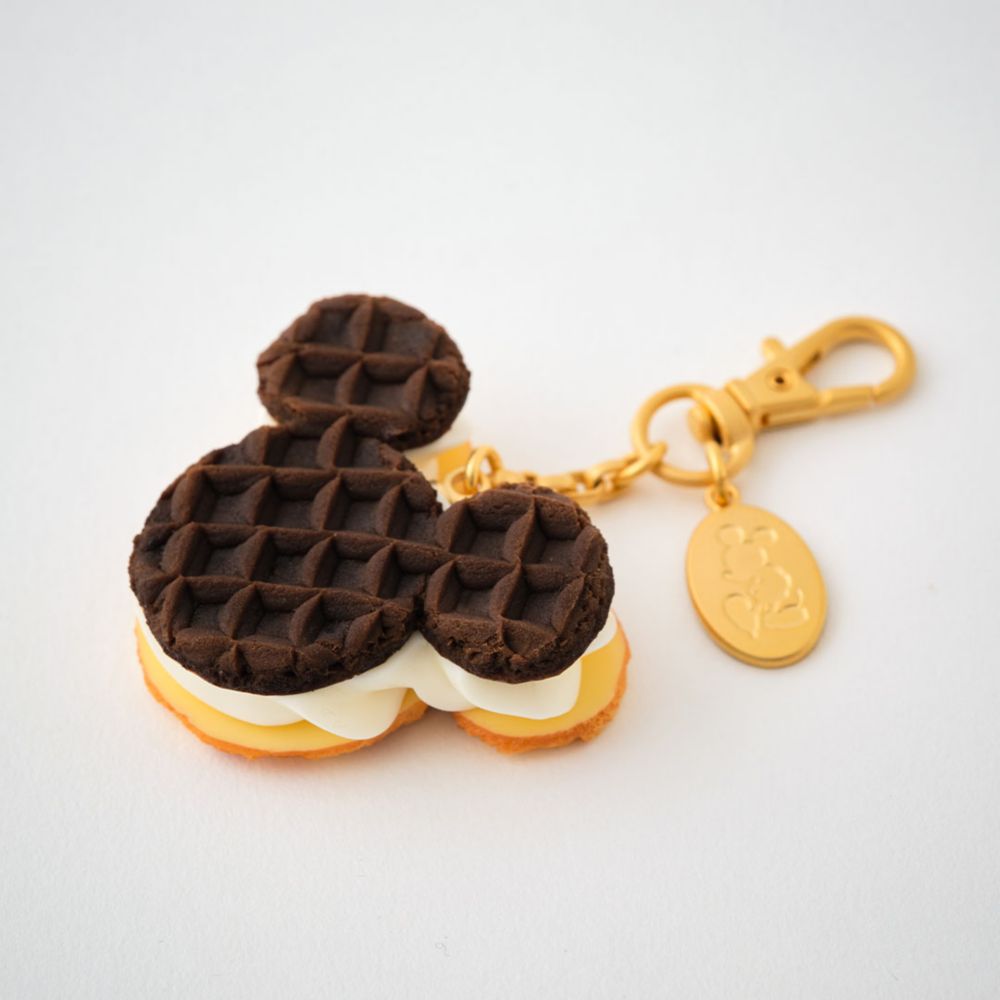 【キューポット】ミッキーマウス/バッグチャーム　バターミルク&チョコレートワッフル