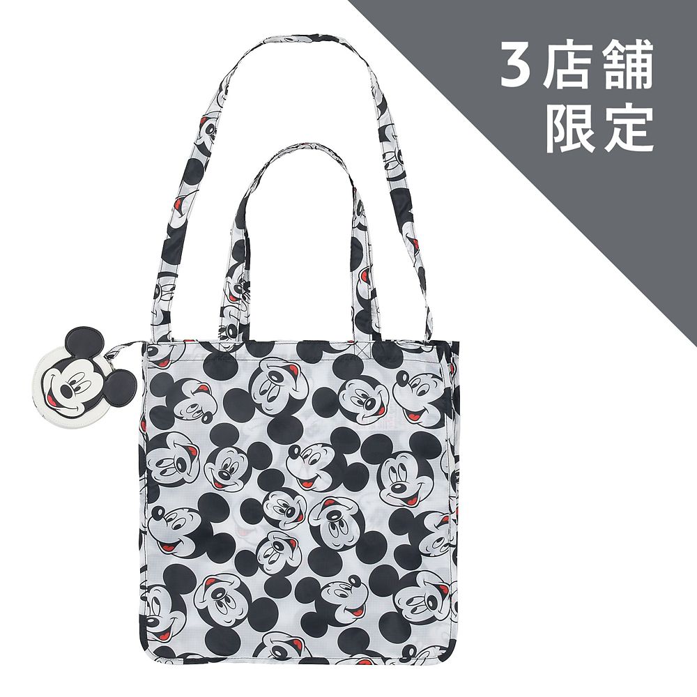 発売中］総柄ミッキーがかわいい♡【3店舗限定】折りたためて