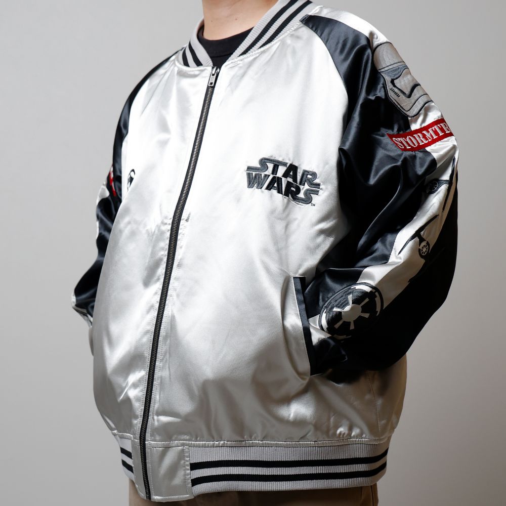 キャラジャン スター・ウォーズ スカジャン(3L) シルバーガラクティック