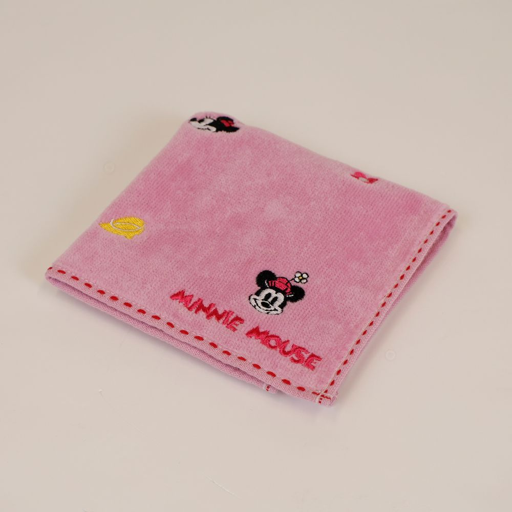 ミニーマウス ミニタオル カジュアルピンク