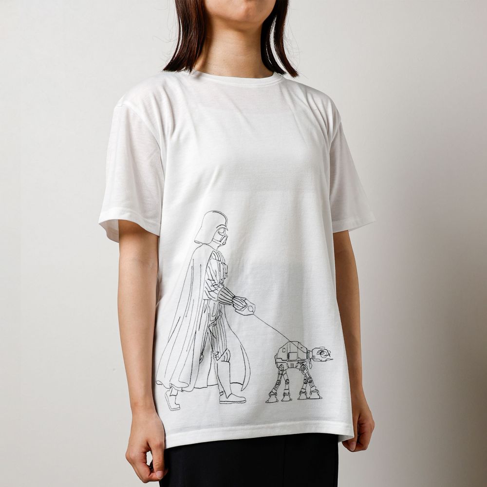 キャラジャン　スター・ウォーズ Tシャツ（M） ダースベイダー/ウォーク