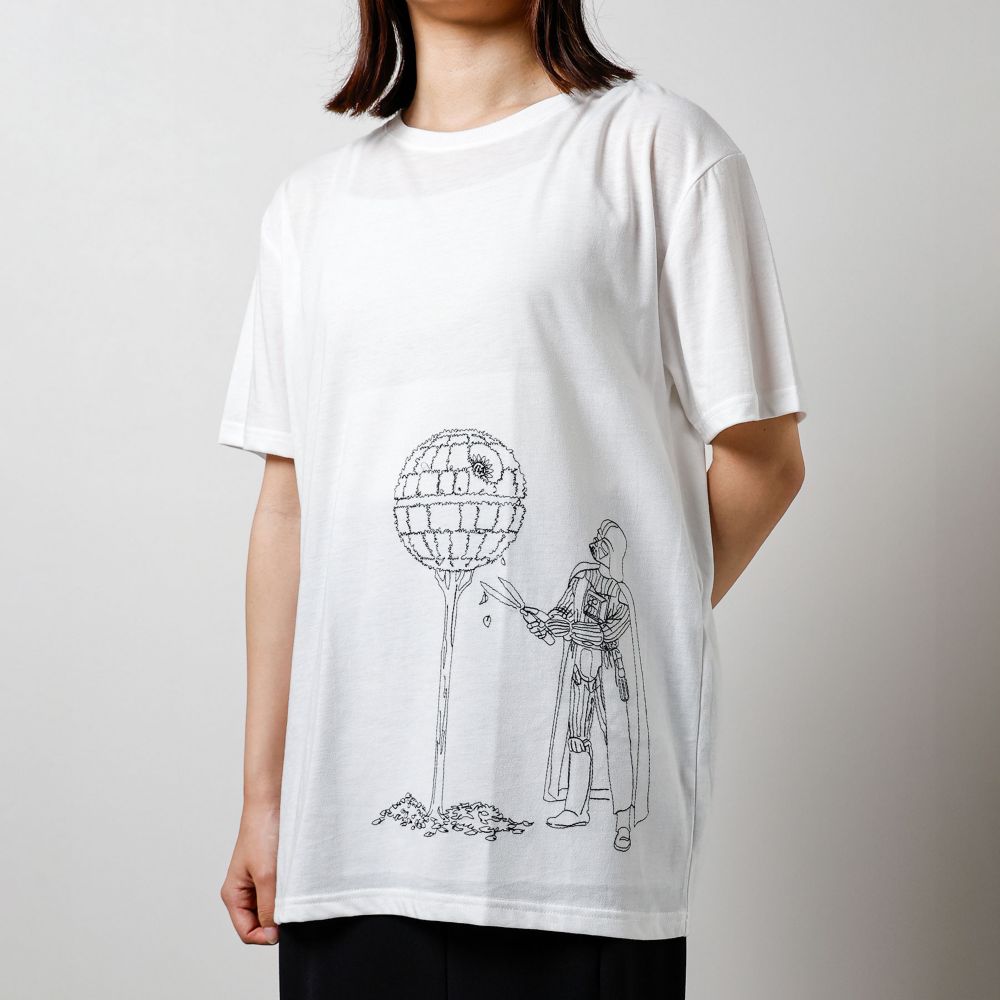 キャラジャン　スター・ウォーズ Tシャツ（M） ダースベイダー/ガーデナー
