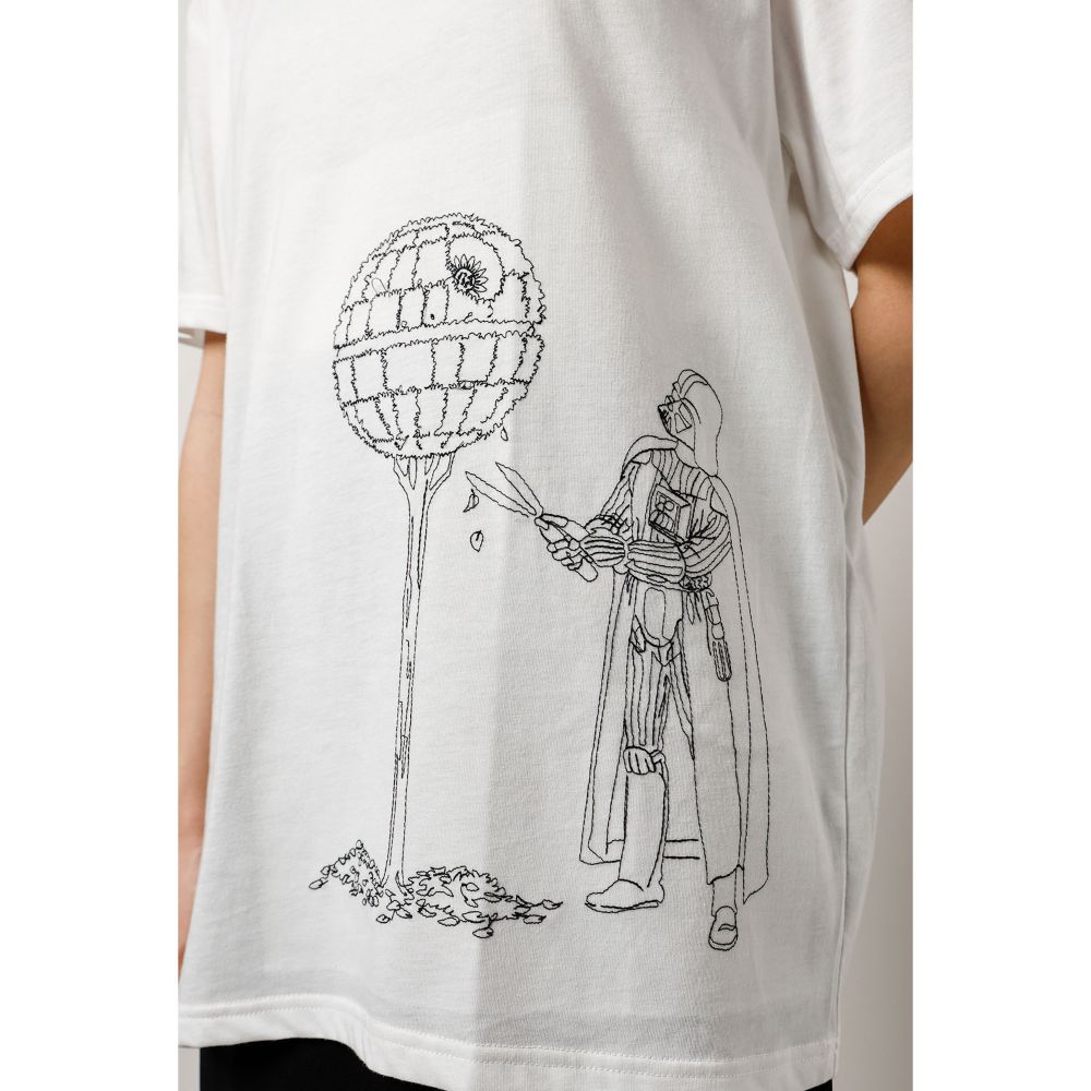 キャラジャン　スター・ウォーズ Tシャツ（M） ダースベイダー/ガーデナー