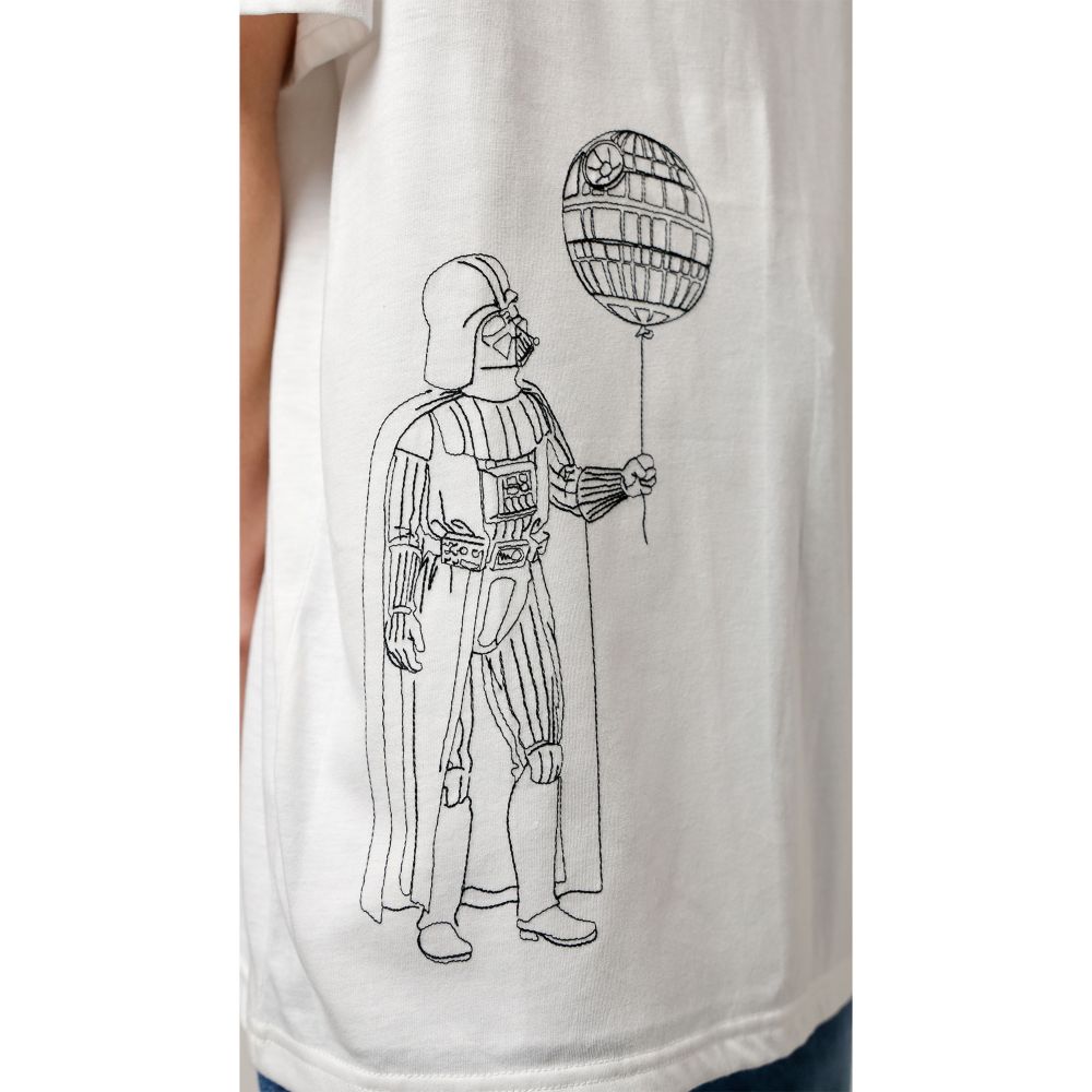 キャラジャン　スター・ウォーズ Tシャツ（M） ダースベイダー/バルーン