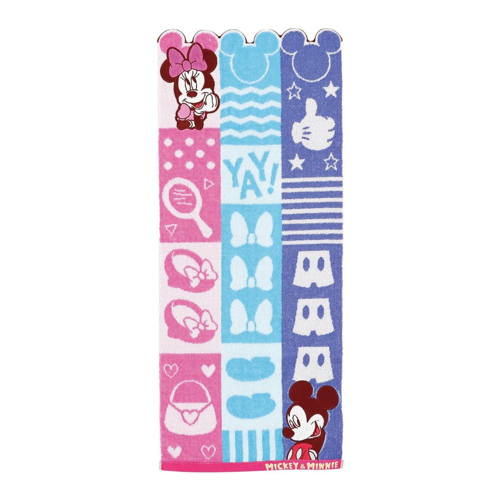 ミッキー＆ミニー フェイスタオル ミッキー＆ミニー/シャンブル