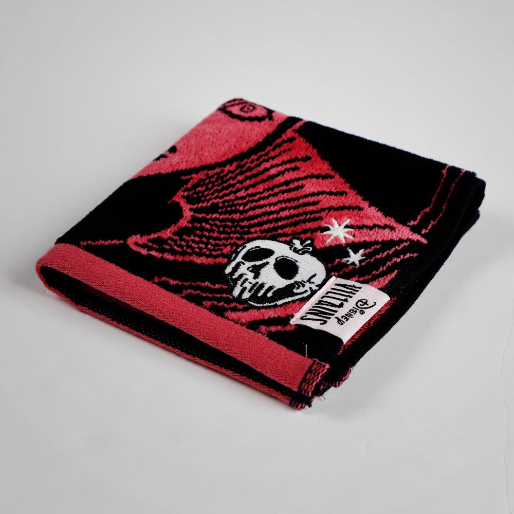 ディズニーヴィランズ ミニタオル ダークフェイスレッド